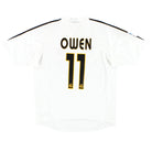 2004-05 Real Madrid adidas Home Shirt Owen #11 L Football Shirt