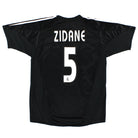 2004-05 Real Madrid Away Shirt Zidane #5 XL Football Shirt