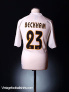 2004-05 Real Madrid Home Shirt Beckham #23 M Football Shirt