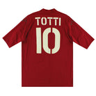 2004-05 Roma Diadora 'Limited Edition' Home Shirt Totti #10 XL Football Shirt