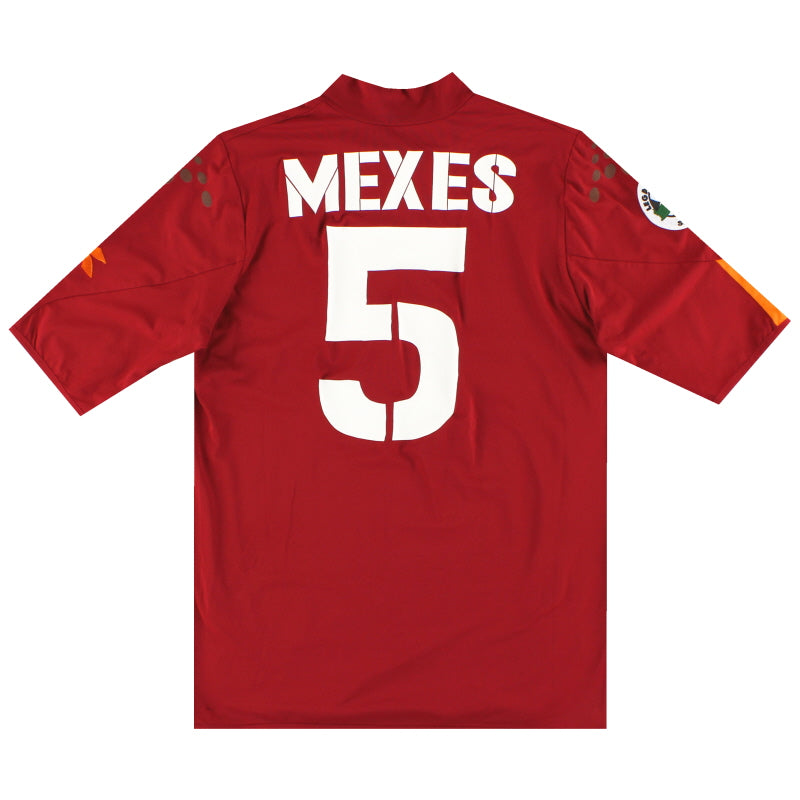 2004-05 Roma Diadora 'Limited Edition' Home Shirt Mexes #5 M Football Shirt