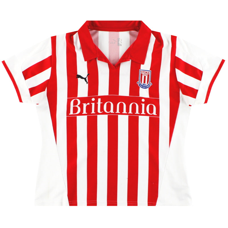 2004-05 Stoke City Puma Womens Home Shirt L Football Shirt