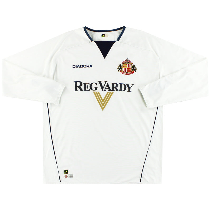 2004-05 Sunderland Diadora Away Shirt L/S XL Football Shirt