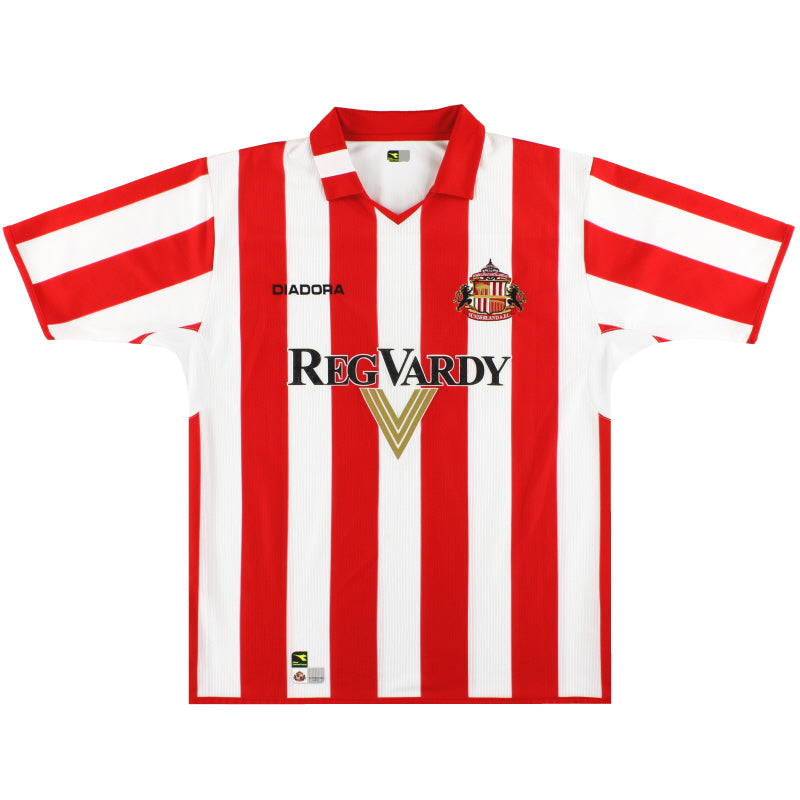 2004-05 Sunderland Diadora Home Shirt XXL Football Shirt