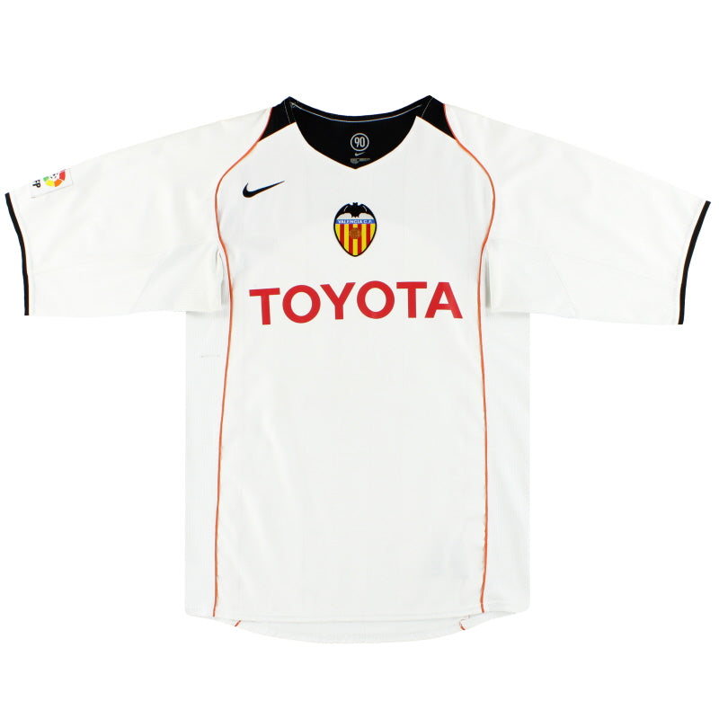 2004-05 Valencia Nike Home Shirt XL Football Shirt