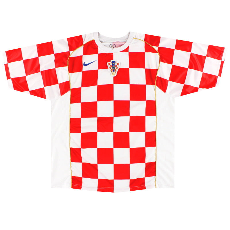 2004-06 Croatia Nike Basic Home Shirt XL Football Shirt