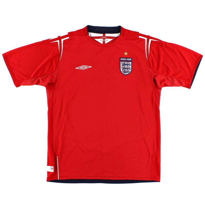 2004-06 England Umbro Away Shirt S Football Shirt