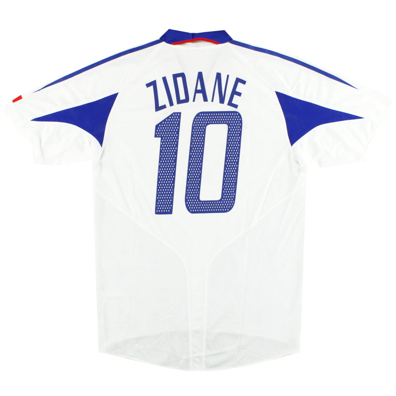 2004-06 France Away Shirt Zidane #10 *w/tags* M Football Shirt