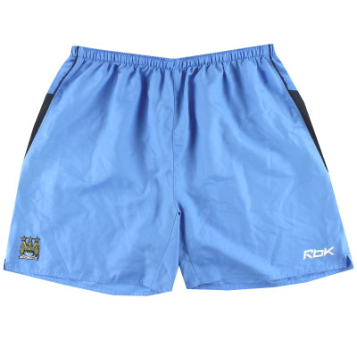 2004-06 Manchester City Reebok Home Shorts XXL Football Shorts