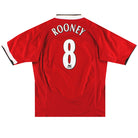 2004-06 Manchester United Nike Home Shirt Rooney *Mint* #8 XXL Football Shirt