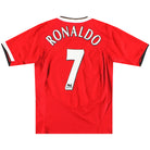 2004-06 Manchester United Nike Womens Home Shirt Ronaldo #7 XL Football Shirt