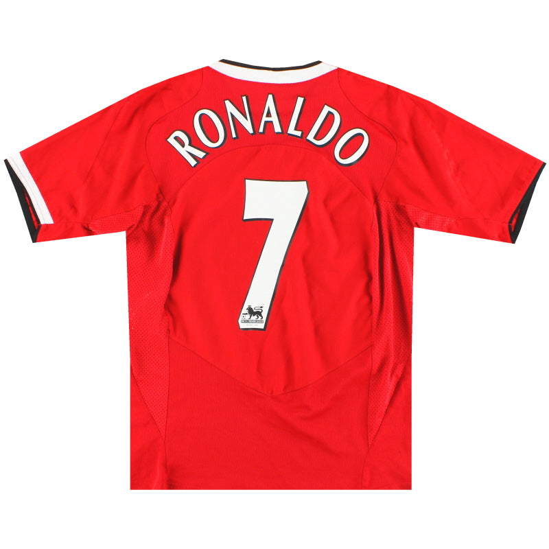 2004-06 Manchester United Nike Womens Home Shirt Ronaldo #7 XL Football Shirt