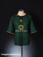 2004-06 Norwich City Away Shirt L Football Shirt