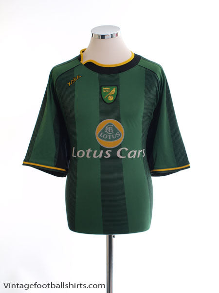 2004-06 Norwich City Away Shirt XL Football Shirt