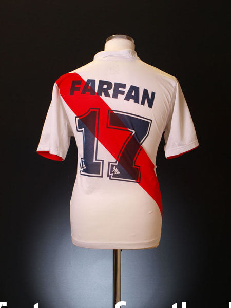 2004-06 Peru Home Shirt Farfan #17 M Football Shirt