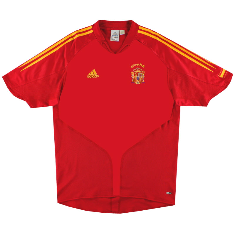 2004-06 Spain adidas Home Shirt L Football Shirt