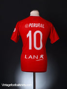 2004 Cienciano Home Shirt #10 S Football Shirt