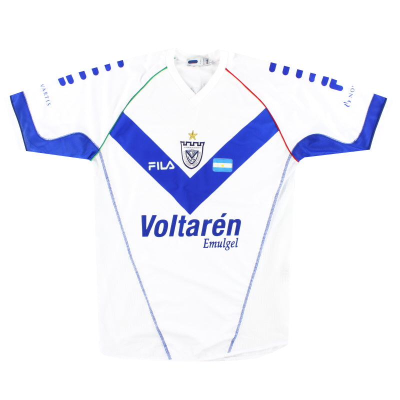 2004 Velez Sarsfield Fila Cup Shirt *As New* L Football Shirt