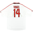 2005-06 AC Milan adidas Player Issue 'Formotion' Away Shirt Vogel #14 L/S XL Football Shirt