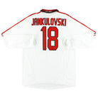 2005-06 AC Milan adidas 'Formotion' Away Shirt Jankulovski #18 L/S XL Football Shirt