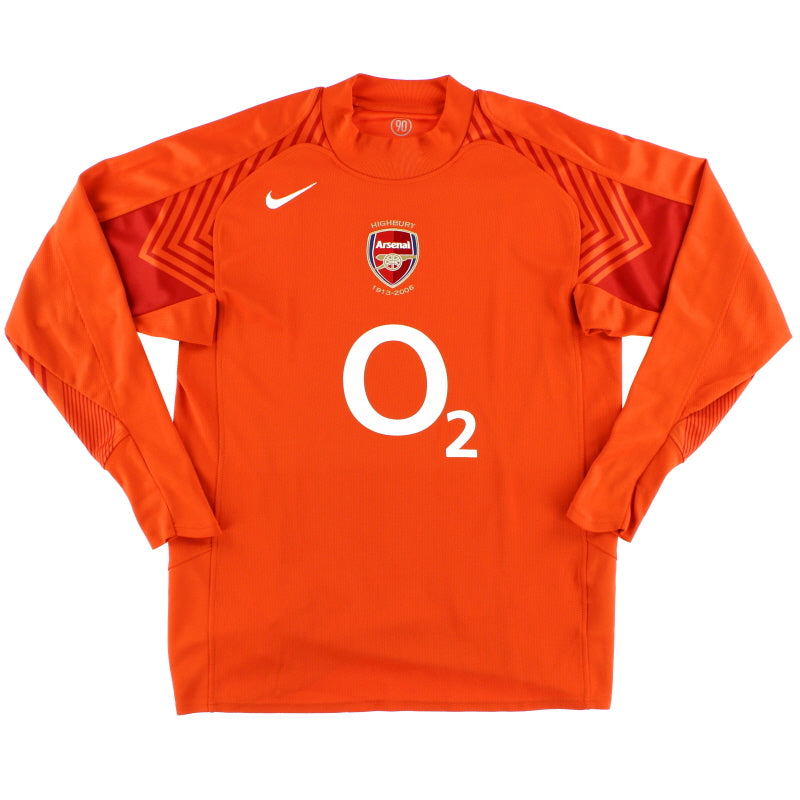 2005-06 Arsenal Goalkeeper Shirt L Football Shirt