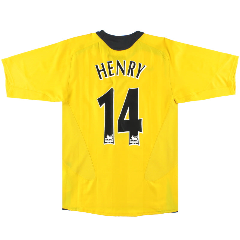 2005-06 Arsenal Nike Away Shirt Henry #14 *Mint* S Football Shirt