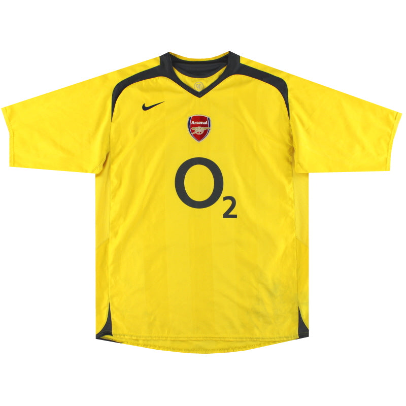 2005-06 Arsenal Nike Away Shirt M Football Shirt