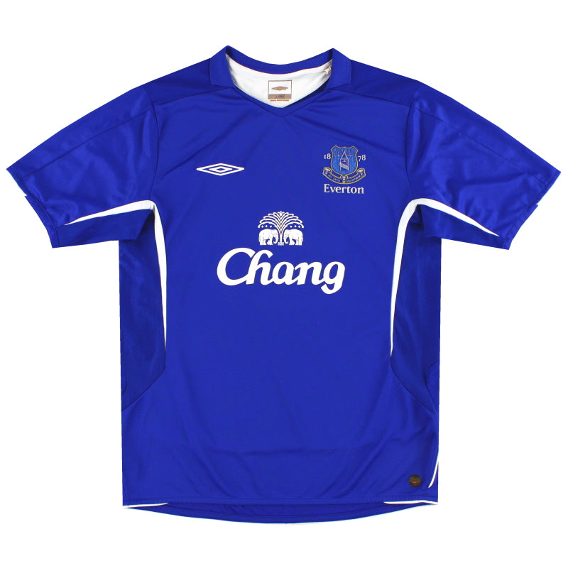 2005-06 Everton Umbro Home Shirt *Mint* XL Football Shirt