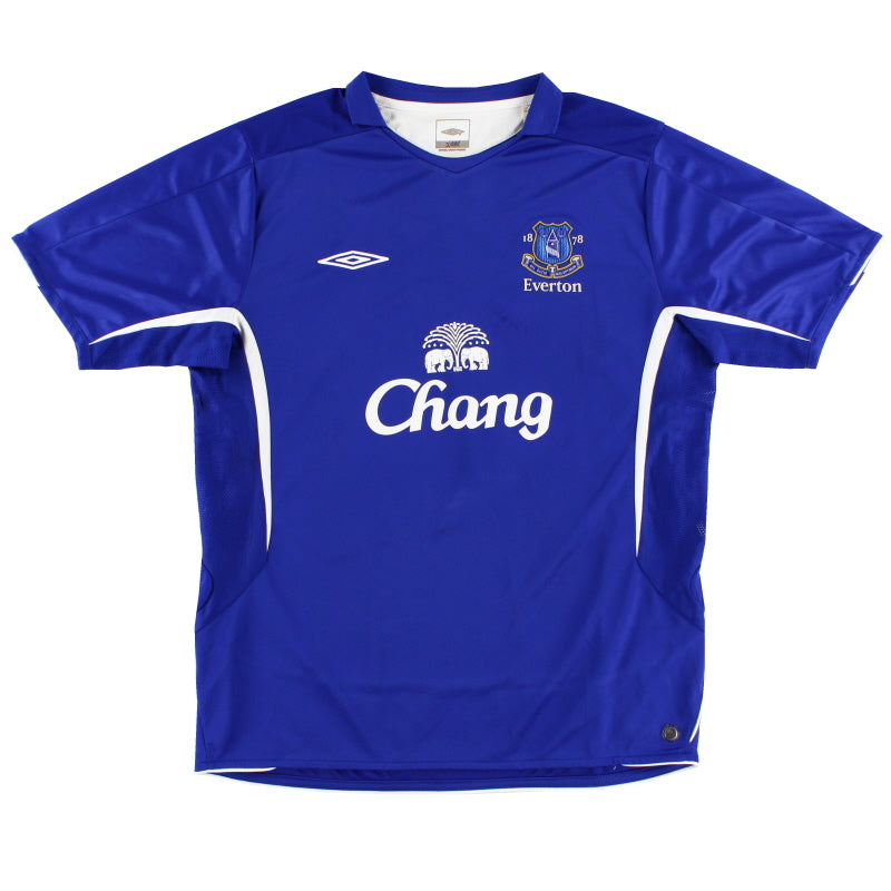 2005-06 Everton Umbro Home Shirt S.Boys Football Shirt