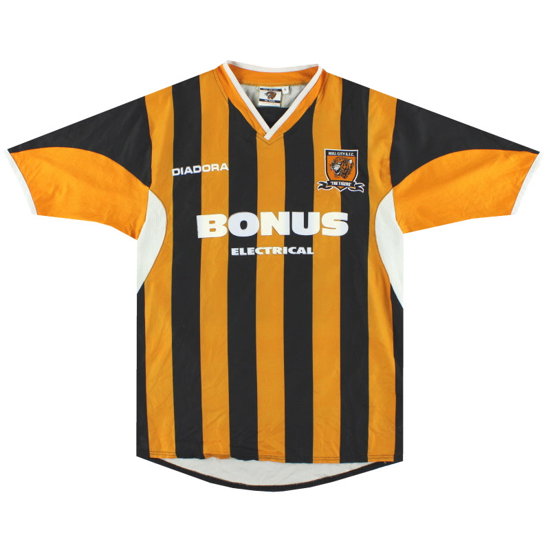 2005-06 Hull City Diadora Home Shirt S Football Shirt