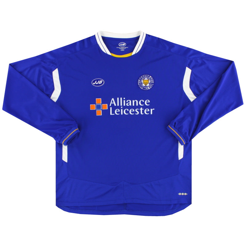 2005-06 Leicester JJB Home Shirt L/S L Football Shirt