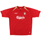 2005-06 Liverpool Reebok Champions League Home Shirt S Football Shirt