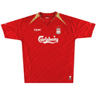 2005-06 Liverpool Reebok Champions League Home Shirt L Football Shirt