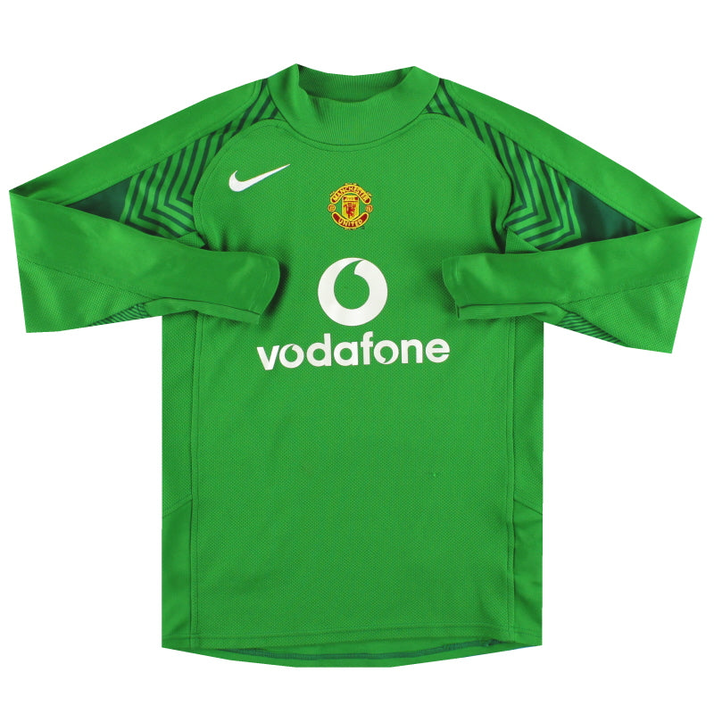 2005-06 Manchester United Nike Goalkeeper Shirt M.Boys Football Shirt