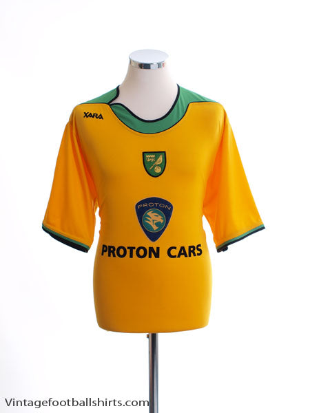 2005-06 Norwich City Home Shirt L Football Shirt