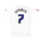 2005-06 Preston Diadora Home Shirt Sedgwick #7 M Football Shirt