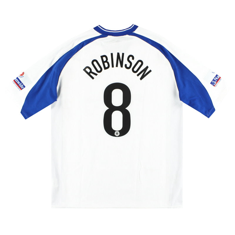 2005-06 Southport Player issue Away Shirt Robinson #8 XL Football Shirt