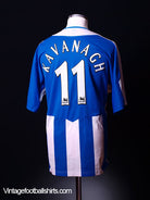 2005-06 Wigan Home Shirt *Kavanagh No11*  XXL Football Shirt