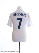 2005-07 England Home Shirt Beckham #7 *Mint* L Football Shirt