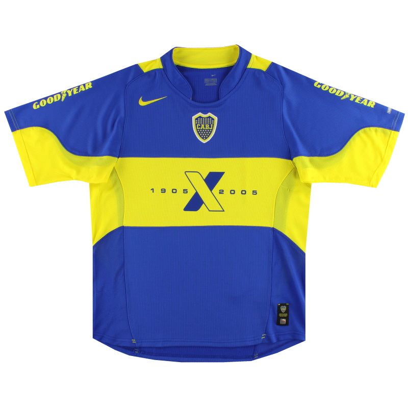 2005 Boca Juniors Nike Centenary Home Shirt *Mint* M Football Shirt