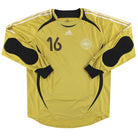 2006-07 Denmark adidas Player Issue Goalkeeper Shirt #16 XL Football Shirt