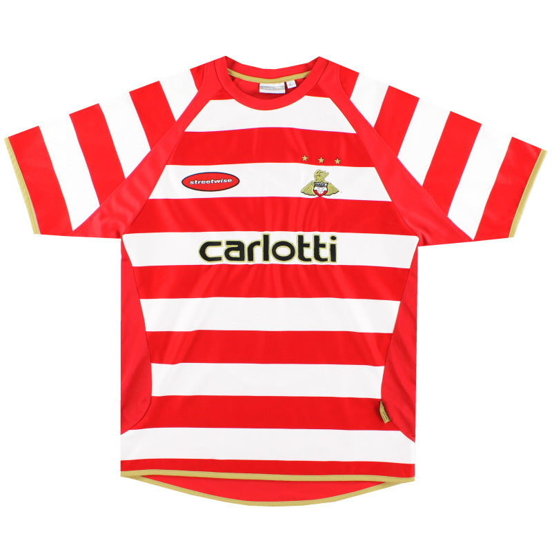 2006-07 Doncaster Rovers Carlotti Home Shirt L Football Shirt