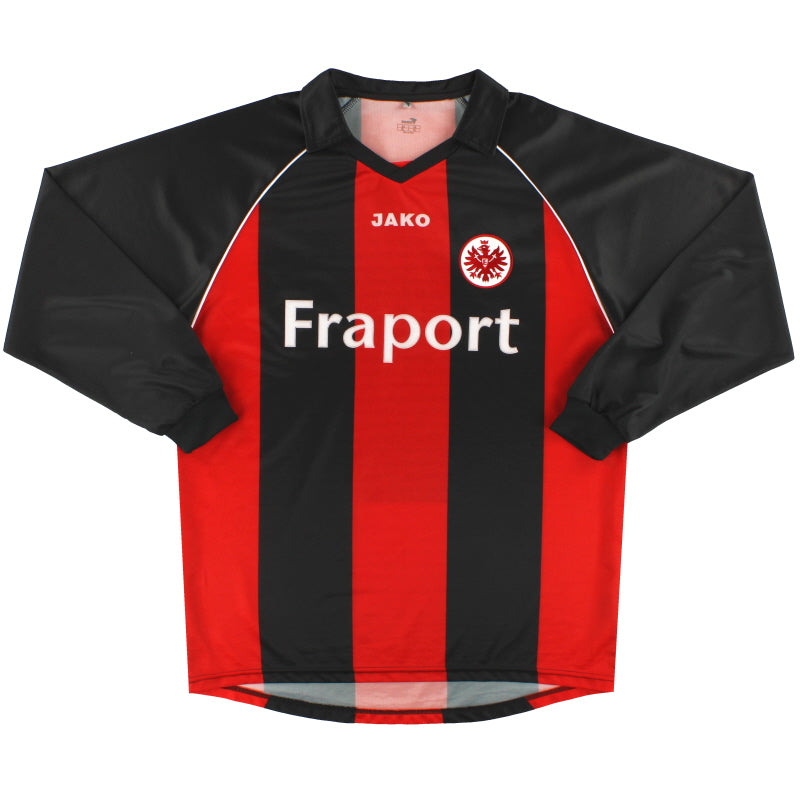 2006-07 Eintracht Frankfurt Jako Home Shirt L/S XL Football Shirt