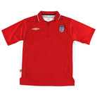 2006-07 England Umbro 1/4 Zip Training Shirt L Training Shirt