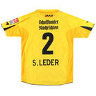 2006-07 FC Schaffhausen Jako Match Issue Shirt S. Leder #2  Football Shirt