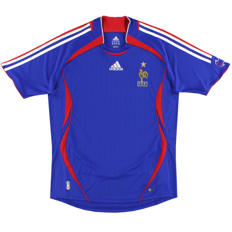 2006-07 France adidas Home Shirt L Football Shirt