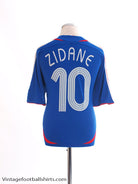 2006-07 France Home Shirt Zidane #10 L Football Shirt