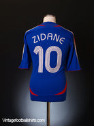 2006-07 France Home Shirt Zidane #10 XL Football Shirt