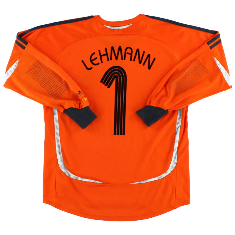 2006-07 Germany Goalkeeper Shirt Lehmann #1 XL.Boys Football Shirt