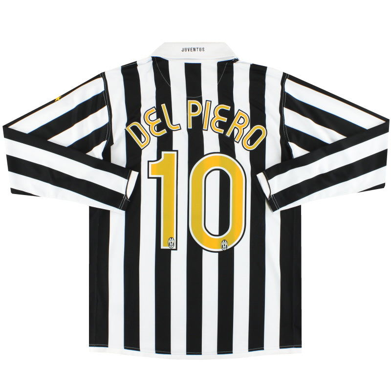 2006-07 Juventus Nike Home Shirt Del Piero #10 L/S L Football Shirt